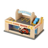 Melissa & Doug Service Station Parking Garage