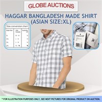 NEW HAGGAR BANGLADESH MADE SHIRT(ASIAN SIZE:XL)