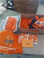 Lot of Illini tailgate supplies -