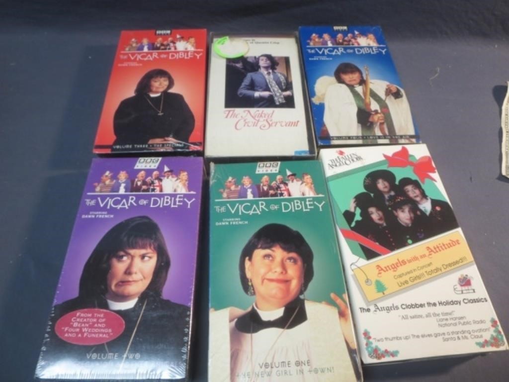 VHS Lot : The Vicar Of Dibley , Angles With An
