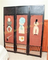 Craft Room Divider w/ Fabric Panels