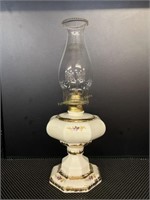 Porcelain Oil Light w/Eagle Burner Fluid Lamp