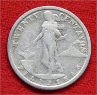 1921 Philippines 20 Centavos