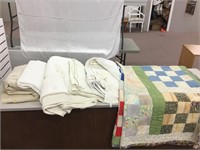 Older quilt and Blankets