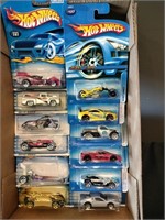 Flat of Hot Wheels