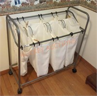 Laundry sorter cart