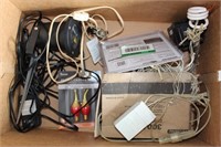 Box of LED Lights & Breaker Switches (U244)