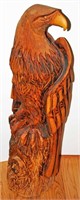3' Carved Wooden Eagle - Well Carved