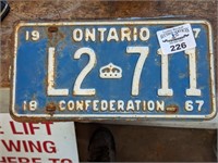 Collection of 1960s License plates