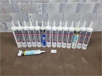 15 Caulking tubes