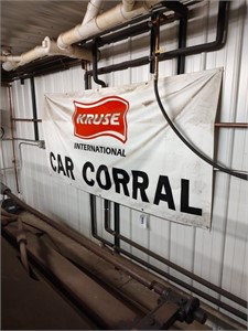 Kruse international car corral sign