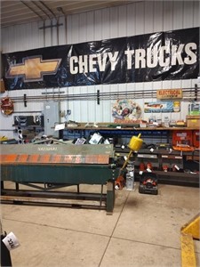 Large Chevrolet truck sign 18 ft by 4 ft