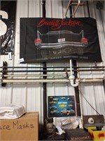 Barrett-Jackson sign 3 ft by 5 ft, cloth