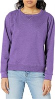 Hanes Women's EcoSmart Crewneck Sweatshirt, Violet