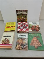Vintage cookbooks and cooking light magazines