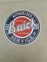 12-in metal Buick sign