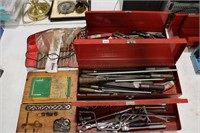 3  TOOLBOXES OF FILES, TAP & DIE BITS & DRILL BITS