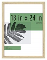 MCS Studio Gallery Frame, Natural Woodgrain, 18 x