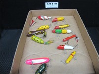12 painted fishing lures