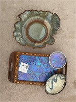 Decorative Pottery and Serving Tray