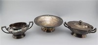 NYC Lines.Hotel Muehlebach Silver.Tureen.3 pcs