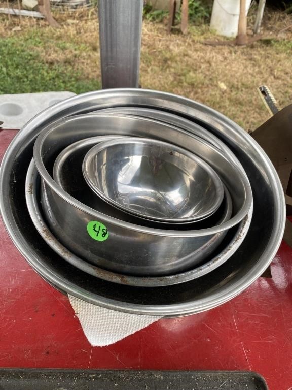 7 mixing bowls stainless steel Korea