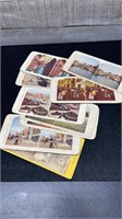 9 Stereo Scope Cards From Italy