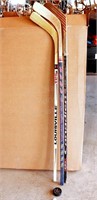 Hockey Sticks & Regulation Puck