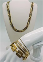 Vintage Gold Chain 5 Piece Jewelry Set
