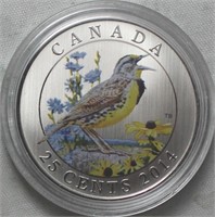 Canada 25 Cent Birds of Canada Eastern Meadowlark