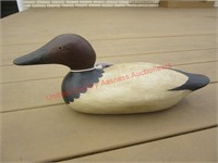 Vintage Duck Decoy - Mason Glasseye Canvasback