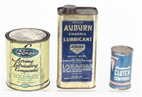 AUBURN, HUDSON, & FORD TINS