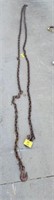APPROX 20' CHAIN WITH HOOKS ON BOTH ENDS