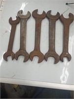 5 Vintage Wrenches