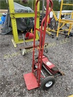 Red hand truck