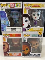 4 MISC FUNKO POPS