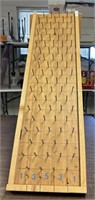 37" long handmade wooden plinko game NO SHIP