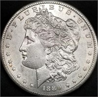 1889-S US Morgan Silver Dollar BU Better Date