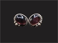925 Sterling & Amethyst Earrings