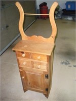 Wooden Dry Sink  18x10x52 inches