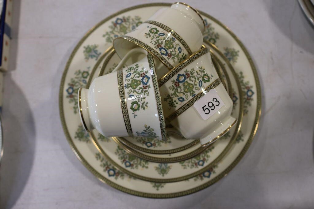 MINTON PLATE AND TEA CUP SET