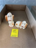 VINTAGE DOG S&P SHAKERS