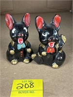 VINTAGE BUNNY S&P SHAKERS