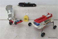 Corgi Lunar Bug, Batmobile, Trick Racer