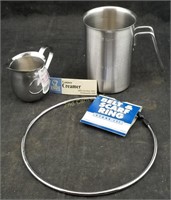Stainless Kitchen Lot Creamer Measuring Cup