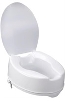 NEW $45 2" Raised Toilet Seat with Lid