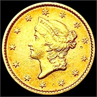 1852 Rare Gold Dollar LIGHTLY CIRCULATED