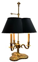 Brass Bouillotte Table Lamp
