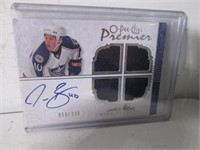 AUTOGRAPHED JARED BOLL JERSEY  HOCKEY CARD