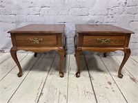 Queen Anne Style Night End Tables